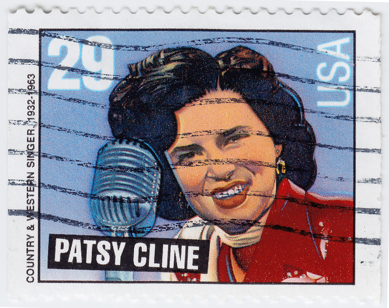 USA - CIRCA 1997 : stamp printed in USA shows Patsy Cline is an